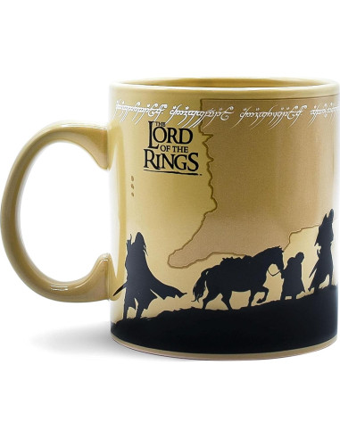 Taza Cerámica El Señor de los Anillos 591 ml Silver Buffalo