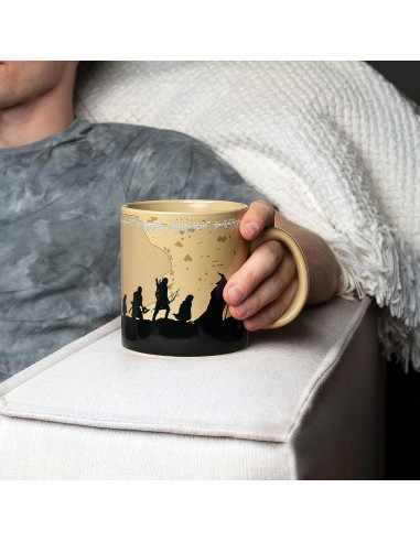 Taza Cerámica El Señor de los Anillos 591 ml Silver Buffalo