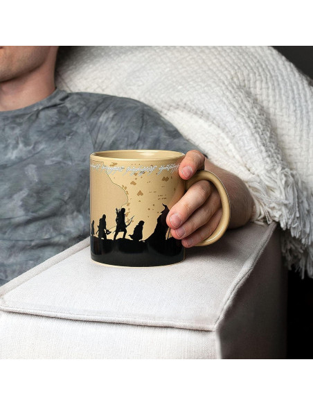 Taza Cerámica El Señor de los Anillos 591 ml Silver Buffalo