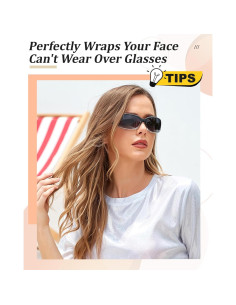 Gafas de sol polarizadas LVIOE para mujeres con diseño de mariposa 2