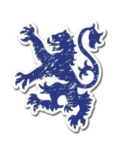 Calcomanía Vinilo León Rampante Escocés 5,08 cm - Carframes18