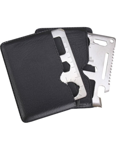 Tarjeta Multifuncional 11 en 1 Heartte para Camping - 5 Piezas