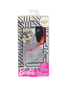 Atuendo Wonder Woman para muñeca Barbie con accesorios 2