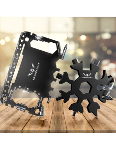 Kit Multitool EDC TF TakeFlight, Tarjeta de Supervivencia 2