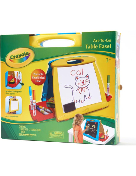 Caballete de mesa Crayola 2 caras con almacenamiento