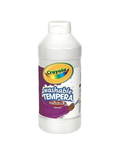 Set de 6 Temperas Crayola Artista II 473ml Blanco Mate