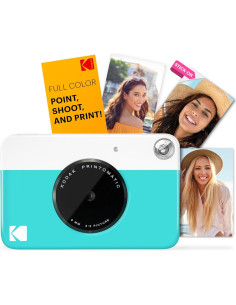 Cámara Instantánea KODAK Printomatic Azul 5MP + Accesorios 2
