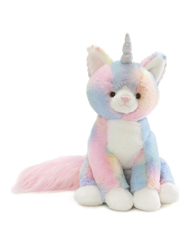 Peluche Caticorn GUND 22.86 cm Suave y Colorido para Niños