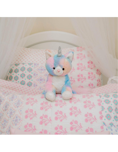 Peluche Caticorn GUND 22.86 cm Suave y Colorido para Niños