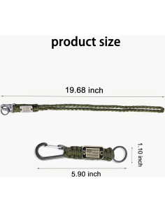 6 Cuerdas de Paracord SVICCOOKQ con Bandera Americana 230g 2