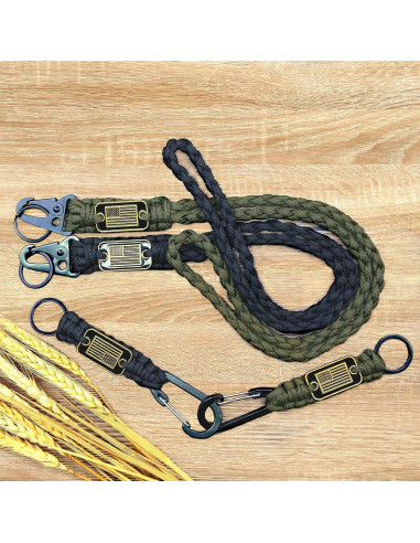 6 Cuerdas de Paracord SVICCOOKQ con Bandera Americana 230g