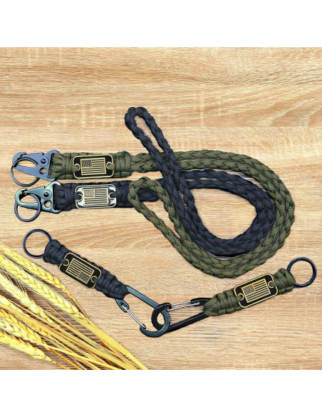 6 Cuerdas de Paracord SVICCOOKQ con Bandera Americana 230g