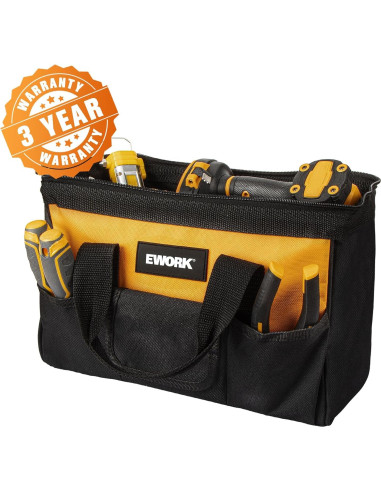 Bolsa de herramientas EWORK EK-12BAG 33x17x22cm 3 bolsillos