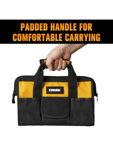 Bolsa de herramientas EWORK EK-12BAG 33x17x22cm 3 bolsillos