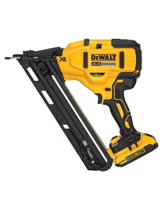 Clavadora de Acabado DEWALT 20V Angulada 15GA Batería