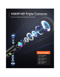 Borescope DEPSTECH DS580, Cámara Inspección 5" HD 1080P 2