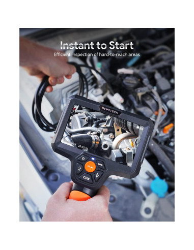 Borescope DEPSTECH DS580, Cámara Inspección 5" HD 1080P