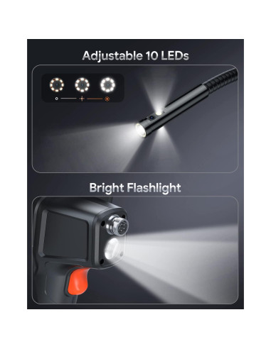 Borescope DEPSTECH DS580, Cámara Inspección 5" HD 1080P