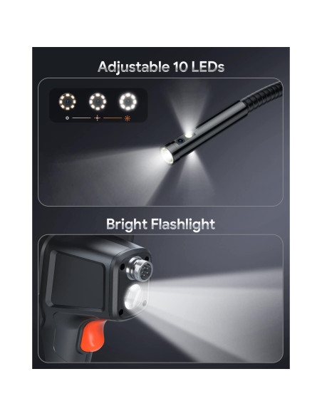 Borescope DEPSTECH DS580, Cámara Inspección 5" HD 1080P