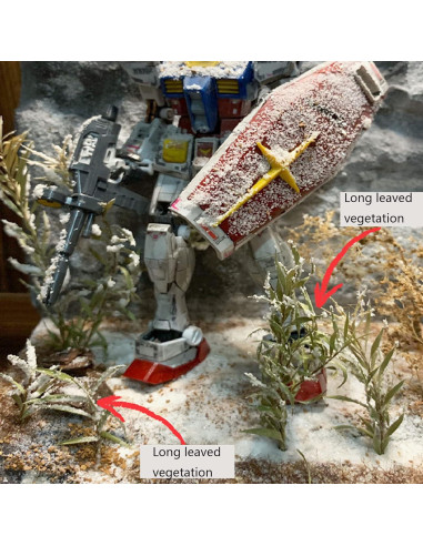 Cayway 2 Paquete de Arbustos Miniatura Ecológicos para Dioramas