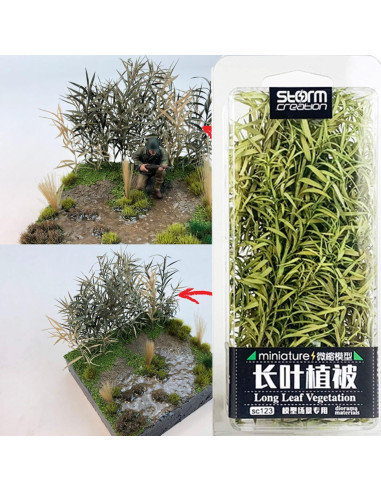 Cayway 2 Paquete de Arbustos Miniatura Ecológicos para Dioramas