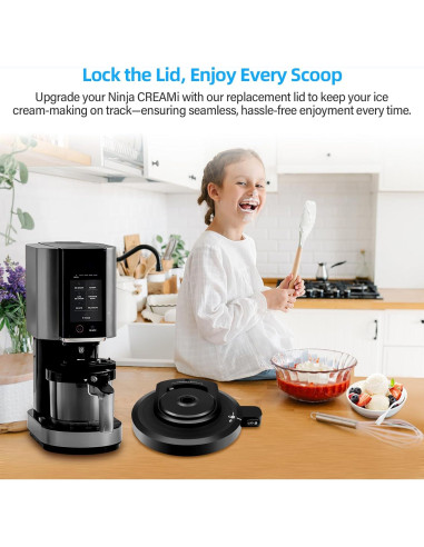 Tapa de Tazón Exterior Kitchests para Ninja CREAMi 0.22 kg