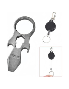 Llave Multi-herramienta Titanio GHY0158A-1 con Abrebotellas