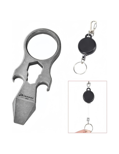 Llave Multi-herramienta Titanio GHY0158A-1 con Abrebotellas