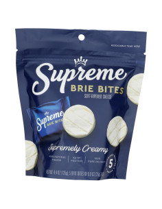 Bocados de Brie Supreme 124g - Queso Cremoso Gourmet