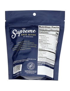 Bocados de Brie Supreme 124g - Queso Cremoso Gourmet 2