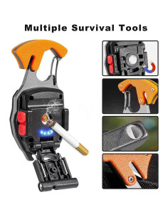 Llavero Linterna COB YUJUN 800 Lúmenes 7 Modos Naranja 2