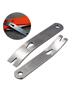 Yosoo Barra de Palanca de Acero Inoxidable 2 Piezas 5cm