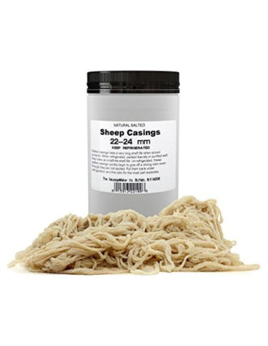 Tripas Naturales de Oveja 22-24mm El Fabricante 60 yardas
