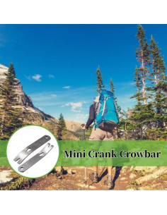 Yosoo Barra de Palanca de Acero Inoxidable 2 Piezas 5cm 2