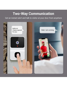 Videoportero inalámbrico Swankiz VD100 con visión nocturna 2