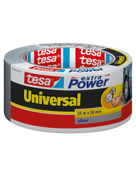 Cinta Duct tesa Extra Power 25m x 5cm Impermeable Gris