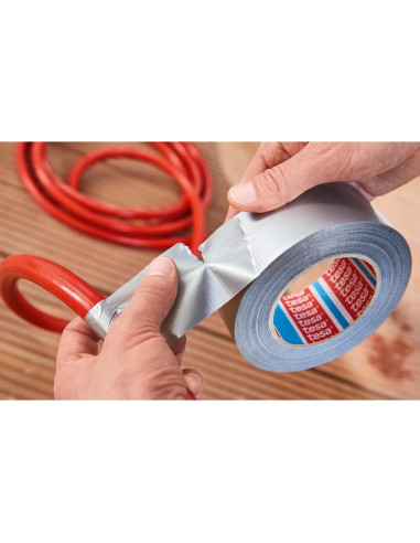 Cinta Duct tesa Extra Power 25m x 5cm Impermeable Gris