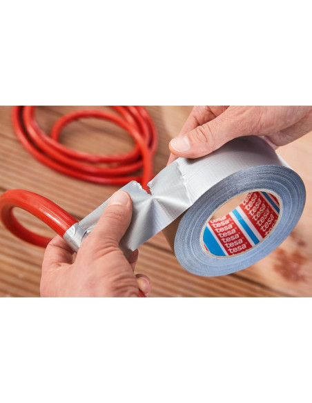 Cinta Duct tesa Extra Power 25m x 5cm Impermeable Gris
