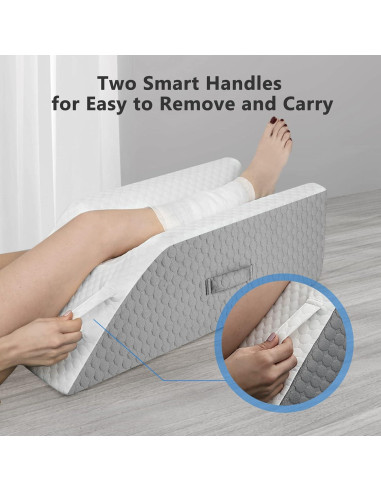 Cojín Elevador de Piernas Forias Espuma Viscoelástica 64.8x23.9 cm