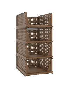 Organizadores de Closet Plegables Pinkpum 4 Piezas 42.2x33.4x18.6cm