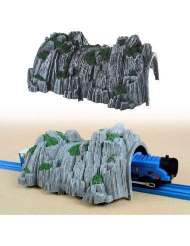 Modelo de Escenario NWFashion Túnel Rocoso 1:160 para Tren