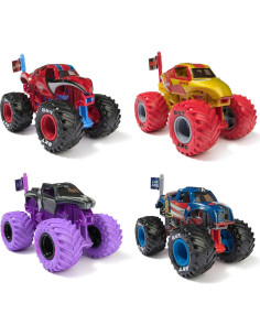 Paquete de 4 Camiones Monstruo Marvel Monster Jam 1:64 2