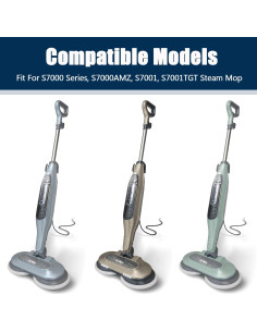 6 Almohadillas de Repuesto para Mopa de Vapor TIPOPOM SH-MOP 2