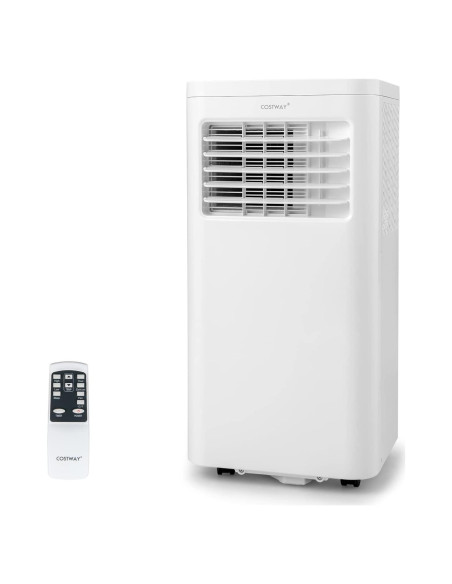 Aire Acondicionado Portátil COSTWAY FP10233US-WH 8000 BTU Blanco