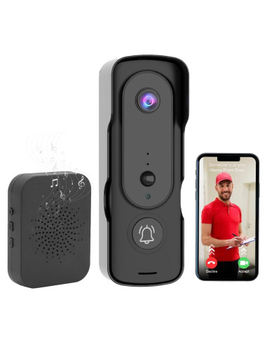 Cámara Timbre Video Inalámbrica Swankiz VD200 1080P HD