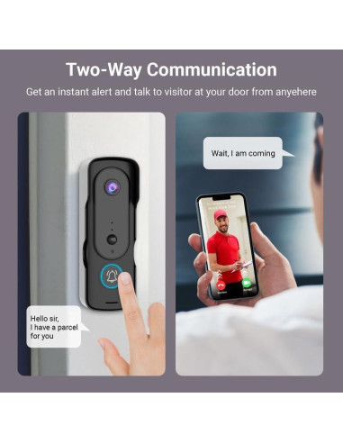 Cámara Timbre Video Inalámbrica Swankiz VD200 1080P HD