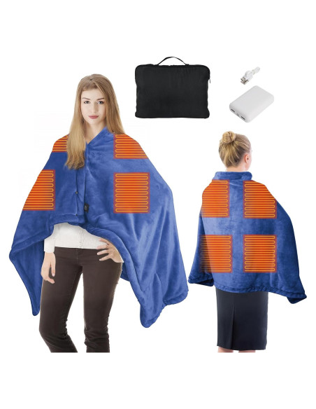 Manta Calentada a Batería KADORVA 139.7x83.8cm Sin Cable