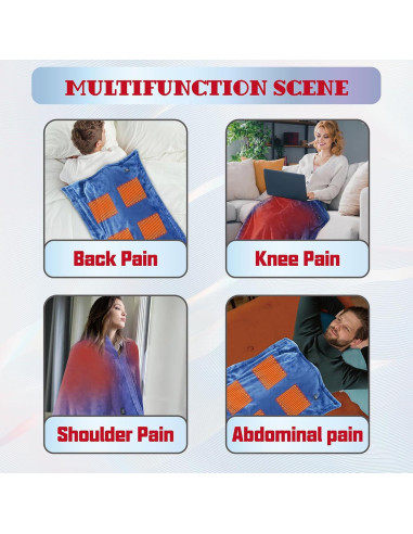 Manta Calentada a Batería KADORVA 139.7x83.8cm Sin Cable