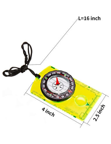 4 Brújulas Gejoy para Senderismo y Camping Niños