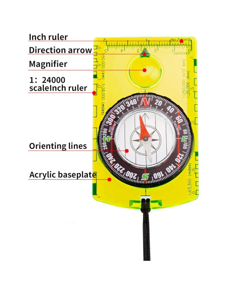 4 Brújulas Gejoy para Senderismo y Camping Niños